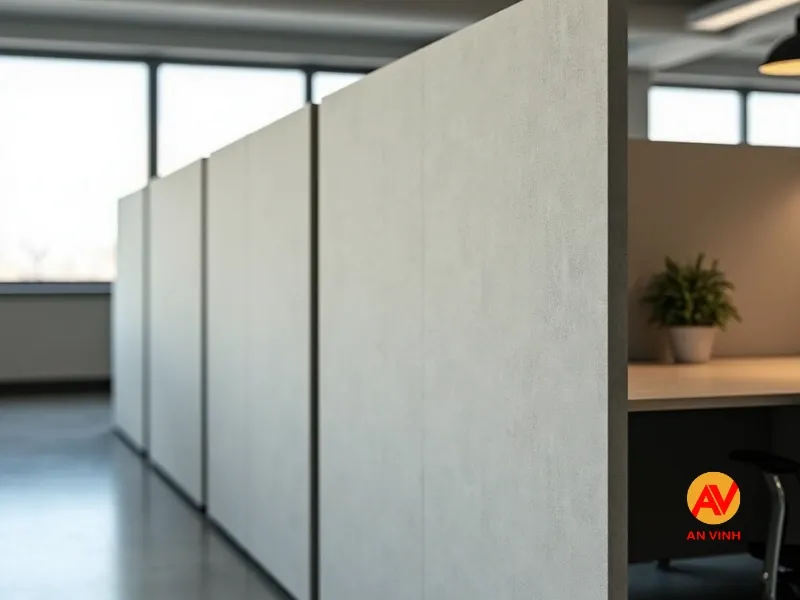Tấm Vách Ngăn Chống Cháy Cemboard Bảo Vệ Công Trình Bền Vững 3 vách ngăn chống cháy