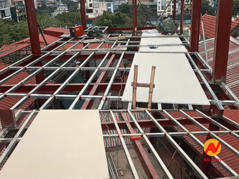 Tấm Xi Măng Cemboard Smartboard 1220mm x 2440mm x 20 mm 4 tấm sàn Cemboard dày 20mm