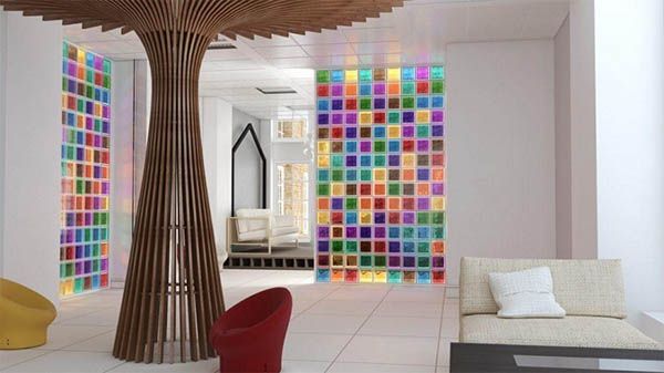 #21+ Mẫu Gạch Kính Màu Lấy Sáng Đẹp Nhất & Báo Giá Tốt Nhất 16 gạch kính màu
