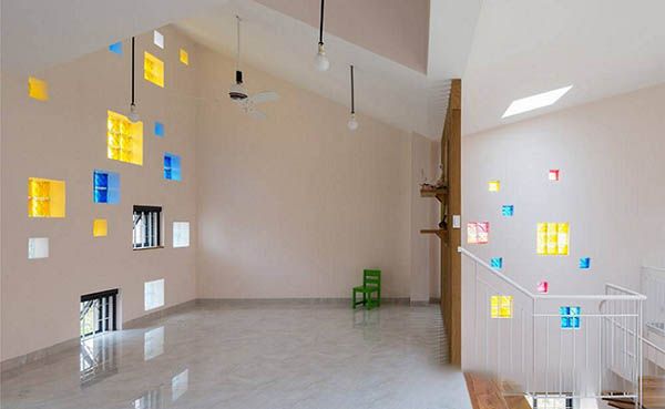 #21+ Mẫu Gạch Kính Màu Lấy Sáng Đẹp Nhất & Báo Giá Tốt Nhất 7 gạch kính màu