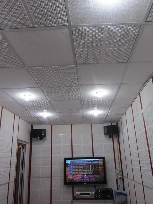 #Báo Giá Thi Công Trần Tiêu Âm Thạch Cao Giá Tốt Nhất 3 trần tiêu âm