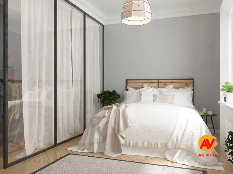 10+ Mẫu Vách Ngăn Phòng Ngủ Đẹp & Cách Âm Tốt 6 Vách ngăn phòng ngủ