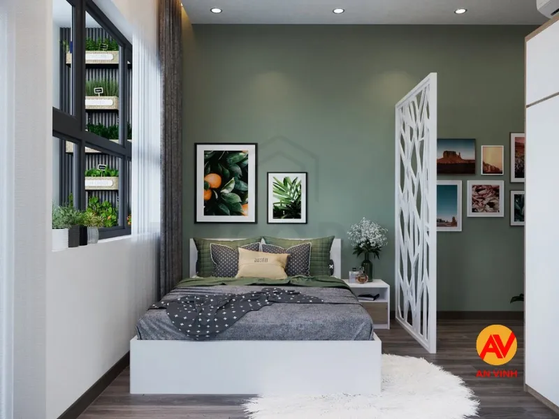 10+ Mẫu Vách Ngăn Phòng Ngủ Đẹp & Cách Âm Tốt 5 Vách ngăn phòng ngủ