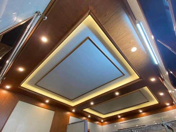 mẫu trần nhựa giả gỗ đẹp