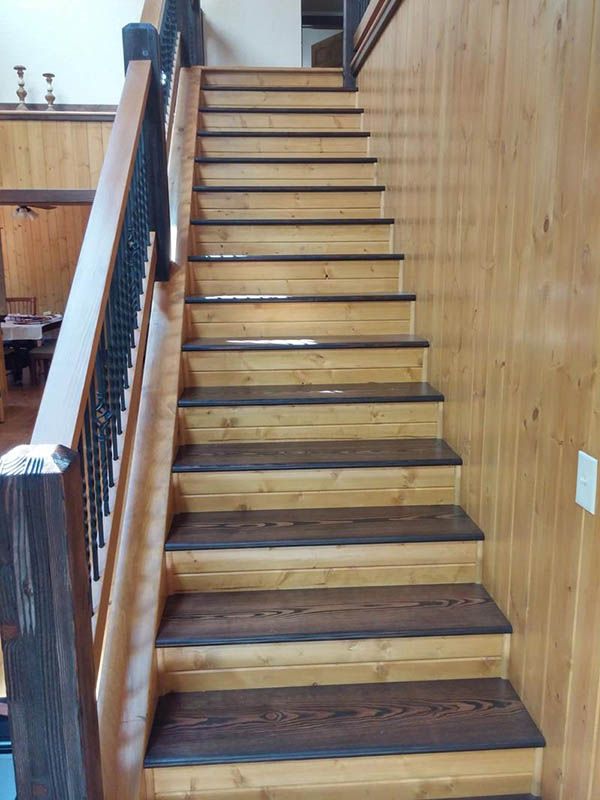 gỗ ốp cầu thang