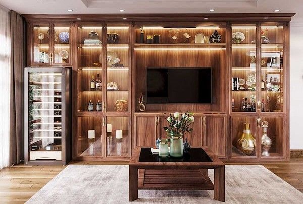 vách ngăn nhựa giả gỗ