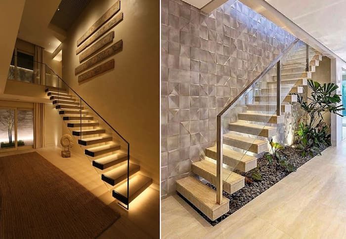 Top 11+ thiết kế cầu thang nhà lệch tầng đẹp mắt đầy tinh tế và sáng tạo 15 cau thang nha lech tang dep 13