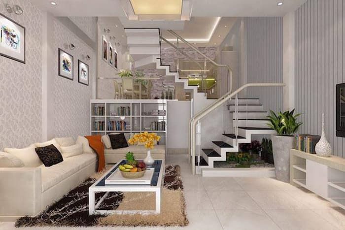 Top 11+ thiết kế cầu thang nhà lệch tầng đẹp mắt đầy tinh tế và sáng tạo 2 cau thang nha lech tang dep 16