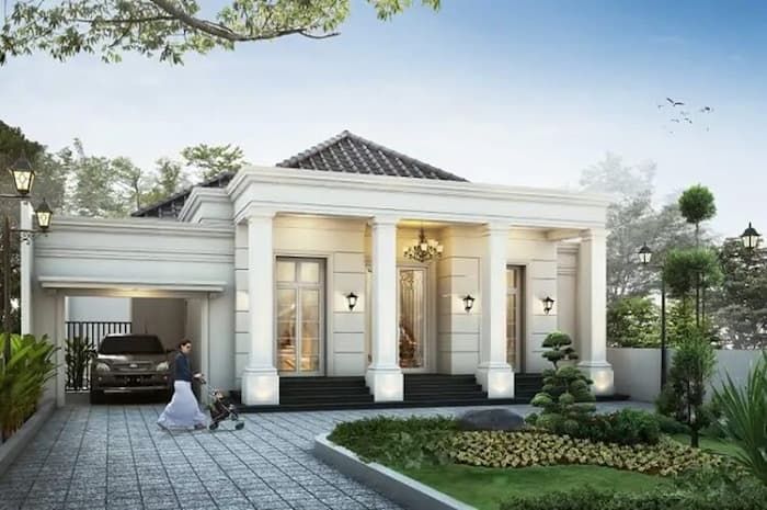 Top 21+ mẫu nhà cấp 4 kiểu Pháp sang trọng, đẹp hút hồn 20 nha cap 4 kieu phap 1