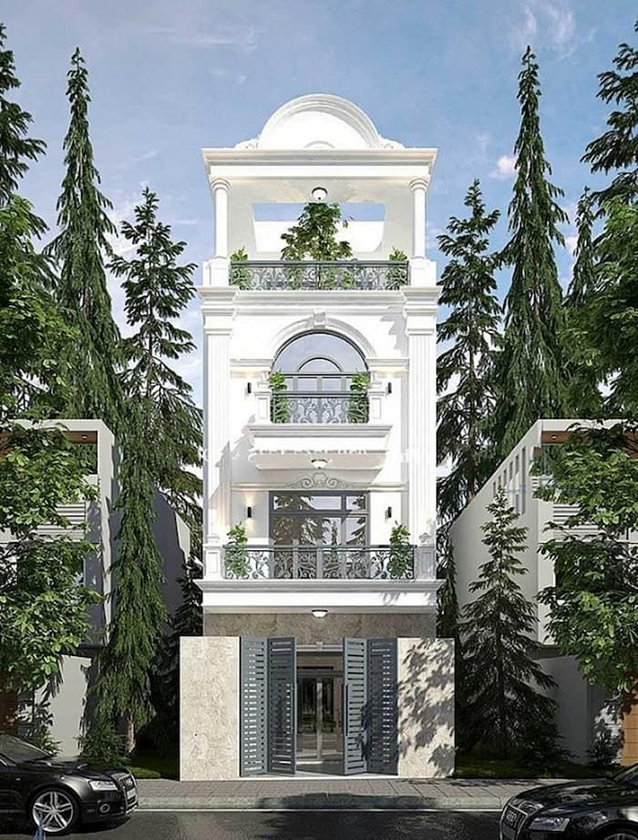 Top 10+ mẫu phào chỉ mặt tiền nhà ống giúp nâng tầm kiến trúc nhà của bạn 3 phao chi mat tien nha ong 1