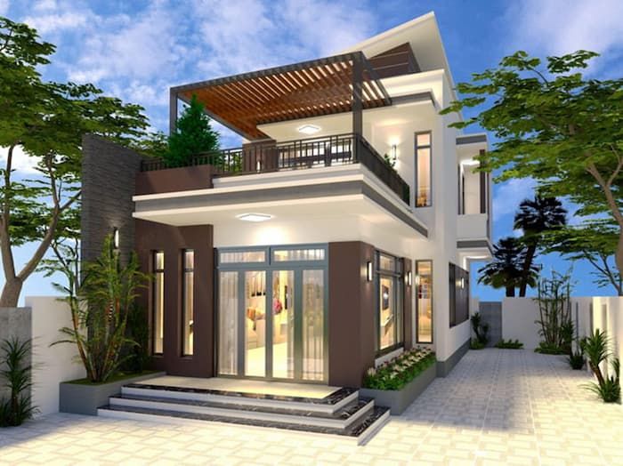 Top 15+ thiết kế nhà ngang 6m dài 25m đẹp nhất hiện nay 12 thiet ke nha ngang 6m dai 25m 10