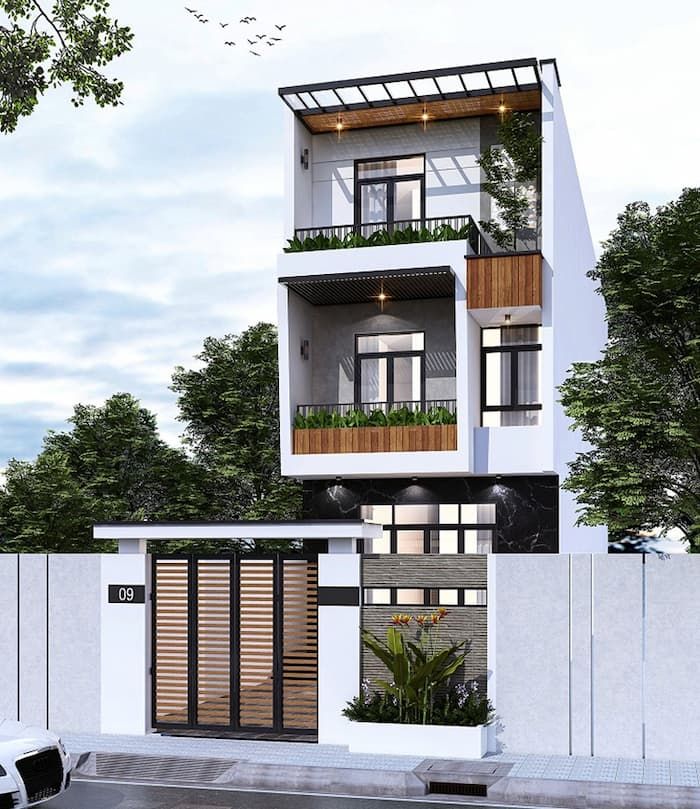 Top 15+ thiết kế nhà ngang 6m dài 25m đẹp nhất hiện nay 16 thiet ke nha ngang 6m dai 25m 15
