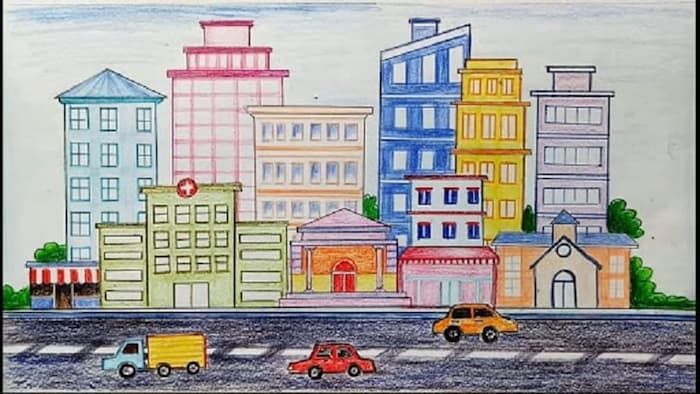 Vẽ nhà cao tầng đơn giản như chuyên gia và bí quyết vẽ thiết kế nhà cao tầng 85 ve nha cao tang 2