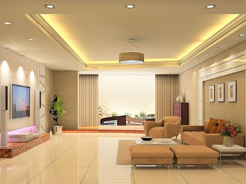 phối màu tường và gạch nền