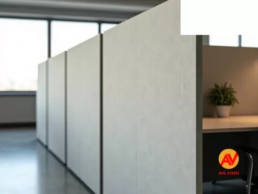 thi công tấm cemboard làm vách ngăn