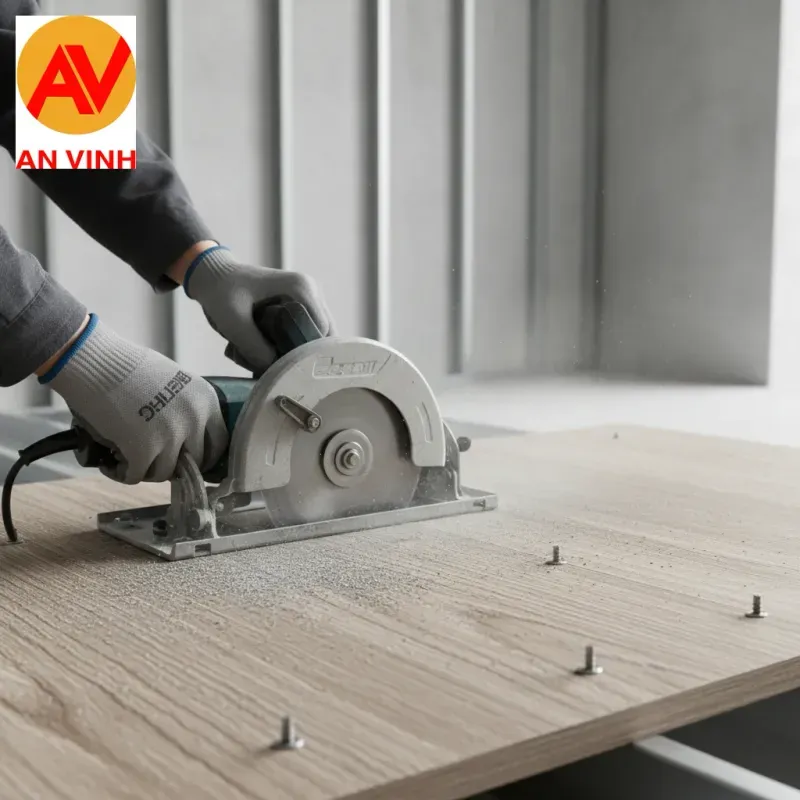 Cách cắt tấm và kỹ thuật bắt vít