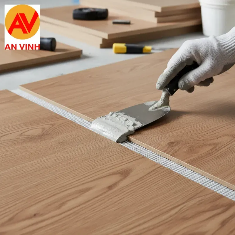 Quy trình xử lý mối nối chống nứt ron
