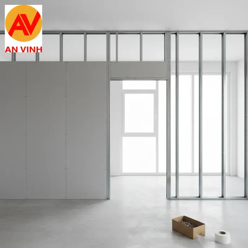 Cách tính vật tư và báo giá khung xương vách cemboard theo m2 (Ví dụ thực tế)