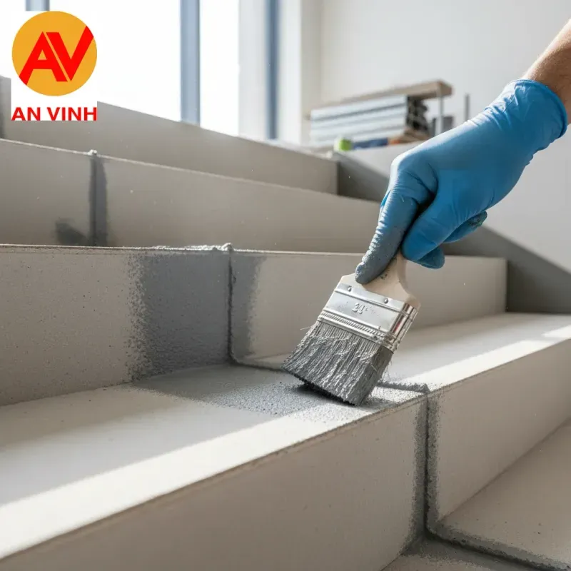 Chống thấm và phân vùng thi công: Bí quyết bảo vệ cầu thang
