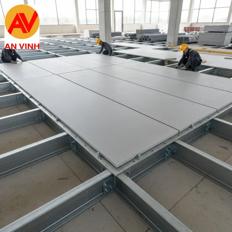 Quy trình 5 bước làm sàn bằng tấm cemboard chuẩn kỹ thuật: Chắc từ khung, kín từ mép