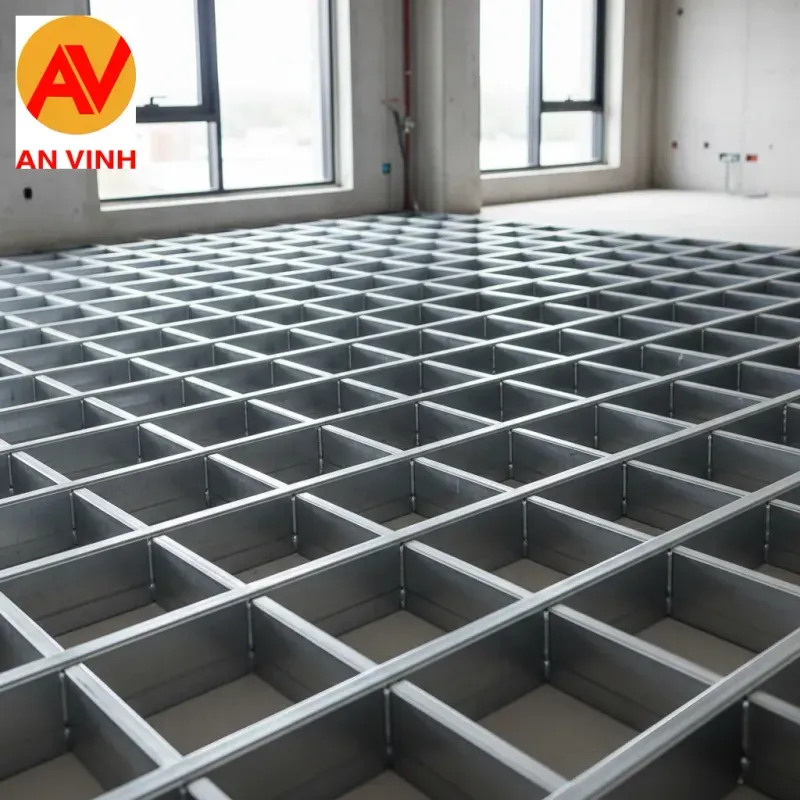 Bước 1: Chia khoảng cách đà làm sàn cemboard