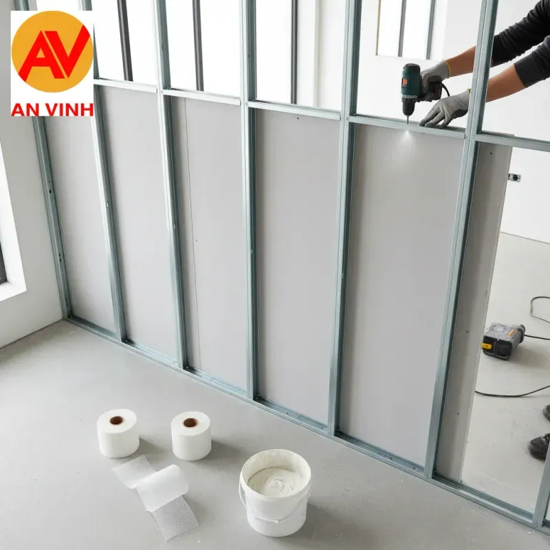 Dự toán chi phí & Định mức làm vách bằng tấm cemboard