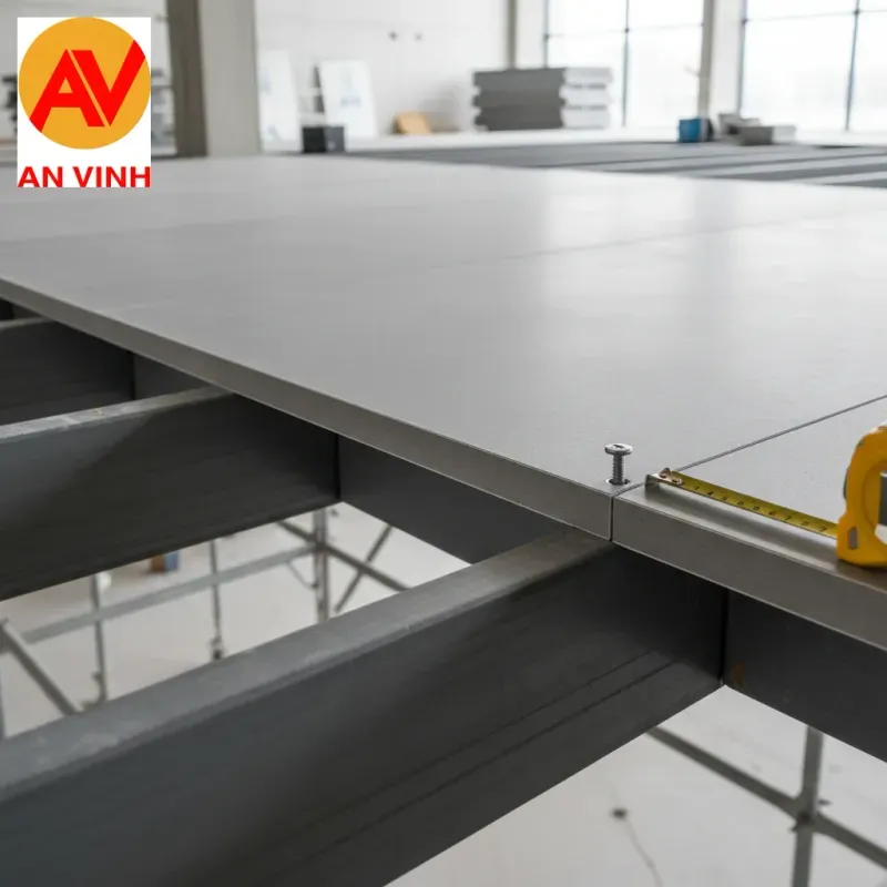 Hướng dẫn thi công tấm lót sàn gác lửng: Bí quyết chia xà và xử lý chi tiết