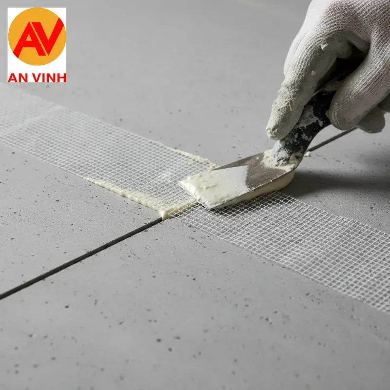 Xử lý mối nối vách Cemboard: 